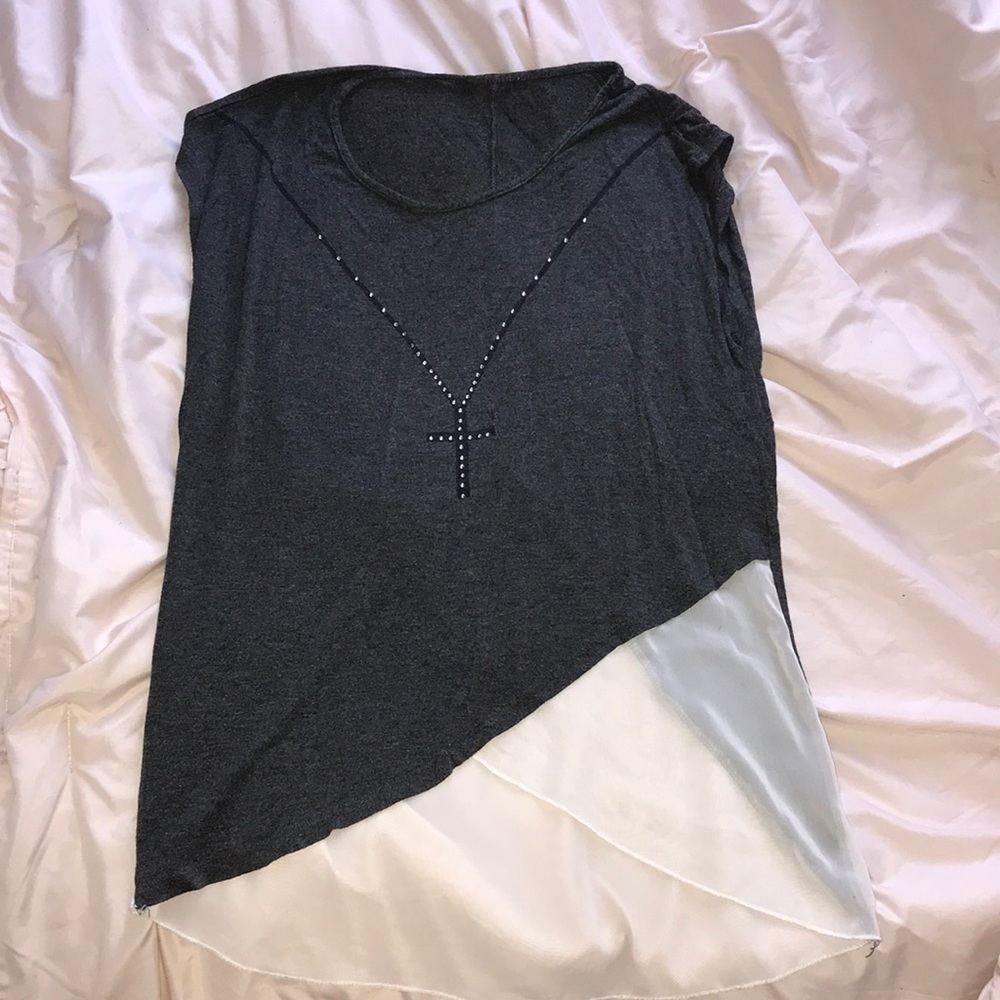 Flowy cross top